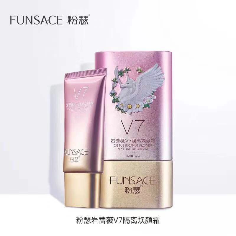 瑟 Bộ trang điểm FUNSACE Bộ phấn phủ Unicorn Powder Air Cushion Series Người mới bắt đầu Học sinh cần thiết màu đỏ - Bộ trang điểm son môi ysl