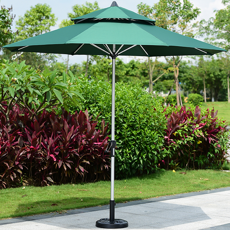 Beach Umbrella Outdoor Patio Banana Terrace Garden Milk Tea Coffee Advertising Outside Swing Stall Small Outdoor Terrace Umbrella