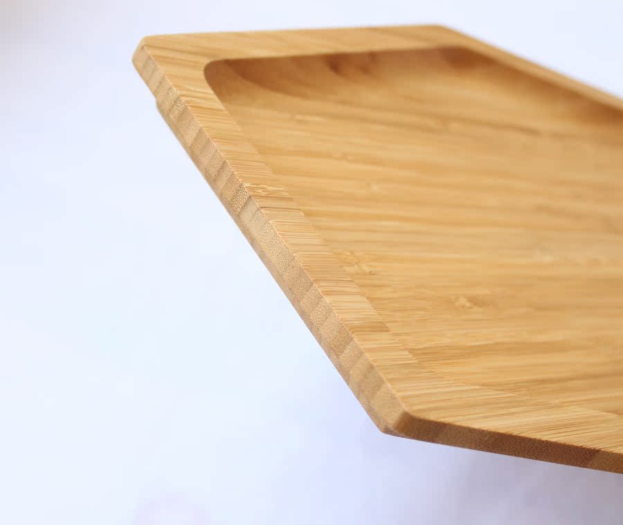 Nhật Bản phong cách tre khay gỗ trái cây hộ gia đình chén trà món ăn nhỏ món ăn nhà hàng bằng gỗ bánh mì tấm tấm gỗ rắn đồ gia dụng gỗ
