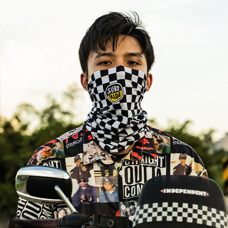 Brilliant harness rider headscarf neck jacket Locomotive Riding Outdoor Windproof Sunscreen Hood Bike Mask