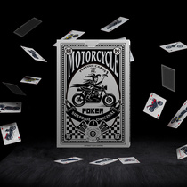 Motorcycle poker poker fighting landlord creative thick card collection tide card New Year gift wonderful driving