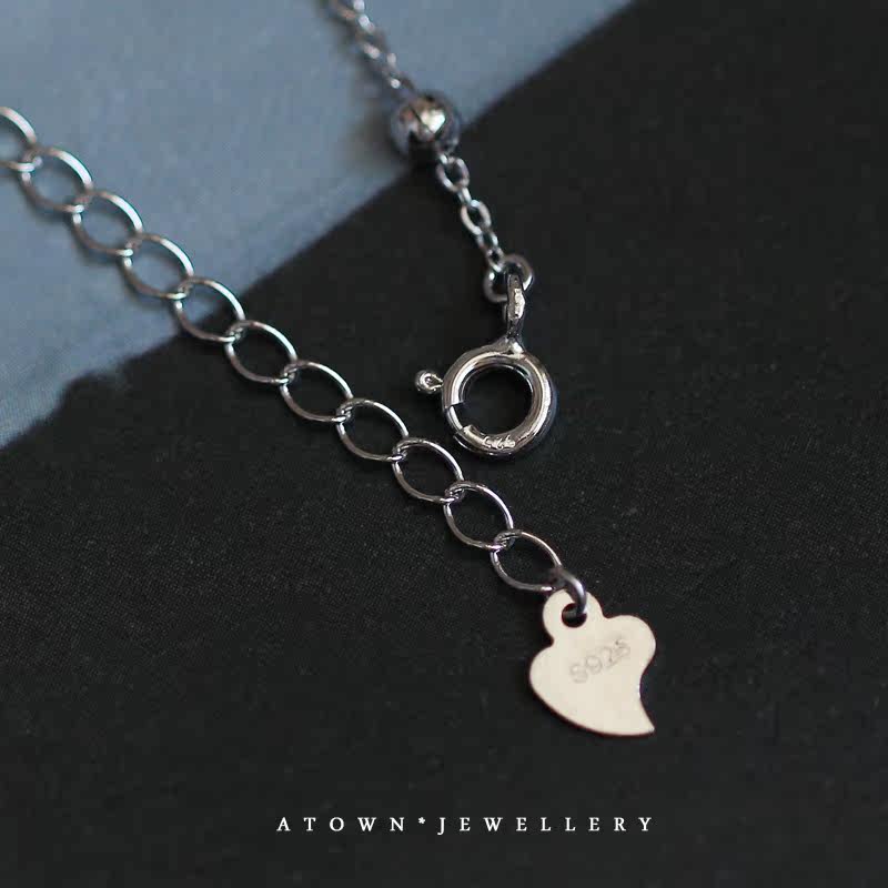 Bracelet de cheville Femme ATOWN en Argenterie - Ref 3103392 Image 8
