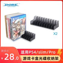 DOBE PS4 Game Cardbox contains the disk frame PS4 SLIM PRO CD-ROM Case Black TP4-1813