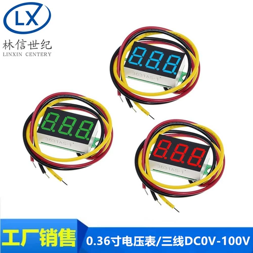 Напряжение постоянного тока 0,36-дюймовый цифровой труб