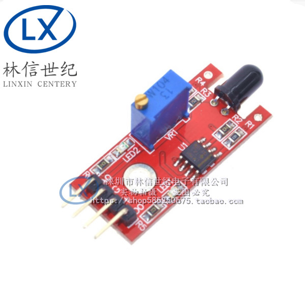 Flame Sensor Module KY-026 Smart Trolley Fire Source Detection Module-Taobao