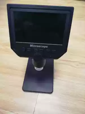 600X electronic magnifying glass portable digital microscope 4 3 inch screen