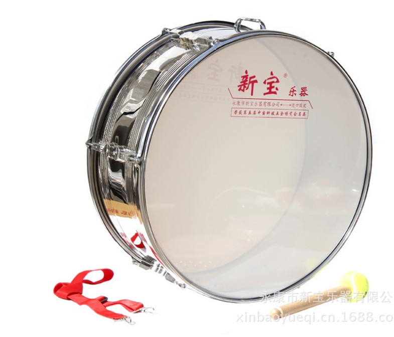 New Treasure Stainless Steel Army Drum Team drums Less First Team Drum Force Drum Drums Muster Drum Number team Adult Ocean Drum