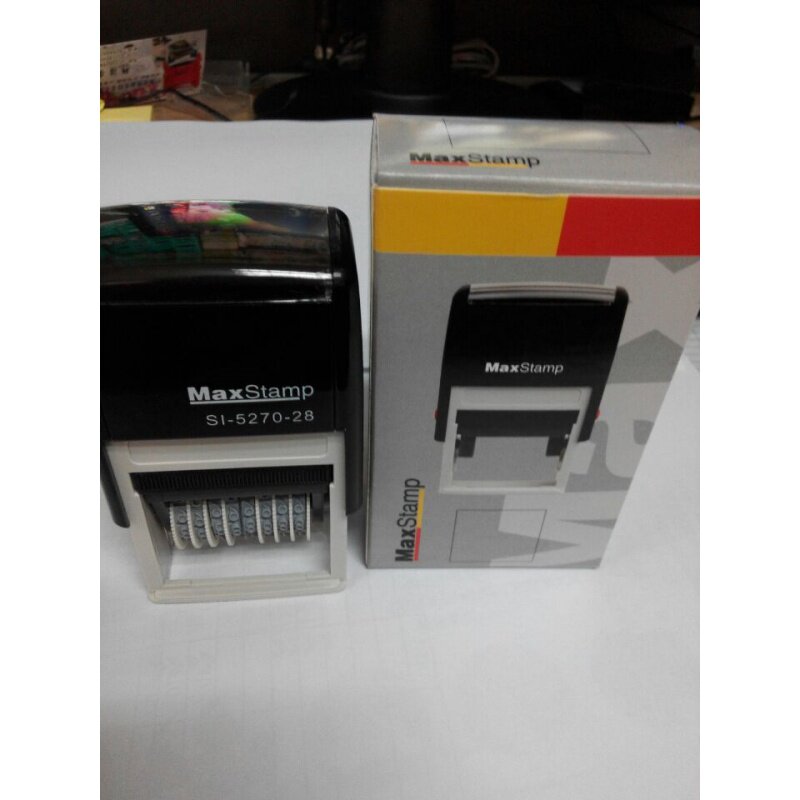 Jipson 5270-28 digital inking stamp word height 5MM 8-digit number can be printed
