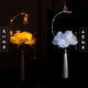 Hanfu 핸드 헬드 Lotus Lantern Lanter Lanter Lantern 고대 스타일 Palace Lantern Handheld Jacquard Lantern Lantern Lantern Mid-Autumn Cos Comic Exhibition Lantern