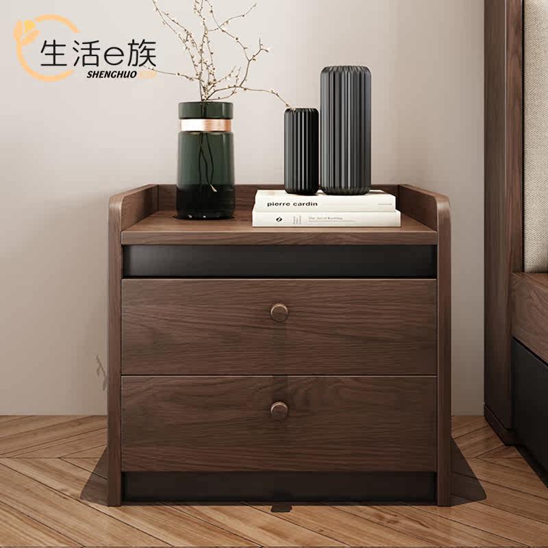 Life E family Nordic bedside cabinet storage simple modern bedroom bedside small cabinet multi-functional locker economy