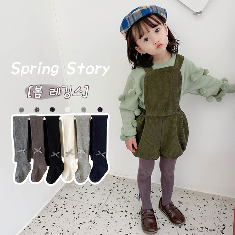Girls leggings spring and autumn cotton children pantyhose outside wear thick baby baby big pp pantyhose
