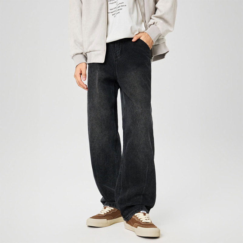 Lee Bradbury2026 Jeans, Lazy Style Men's New Loose Straight Wide-Leg Pants, Large Size Men's Pants Lee Bradbury2026 Jeans, Lazy Style Men's New Loose Straight Wide-Leg Pants, Large Size Men's Pants
