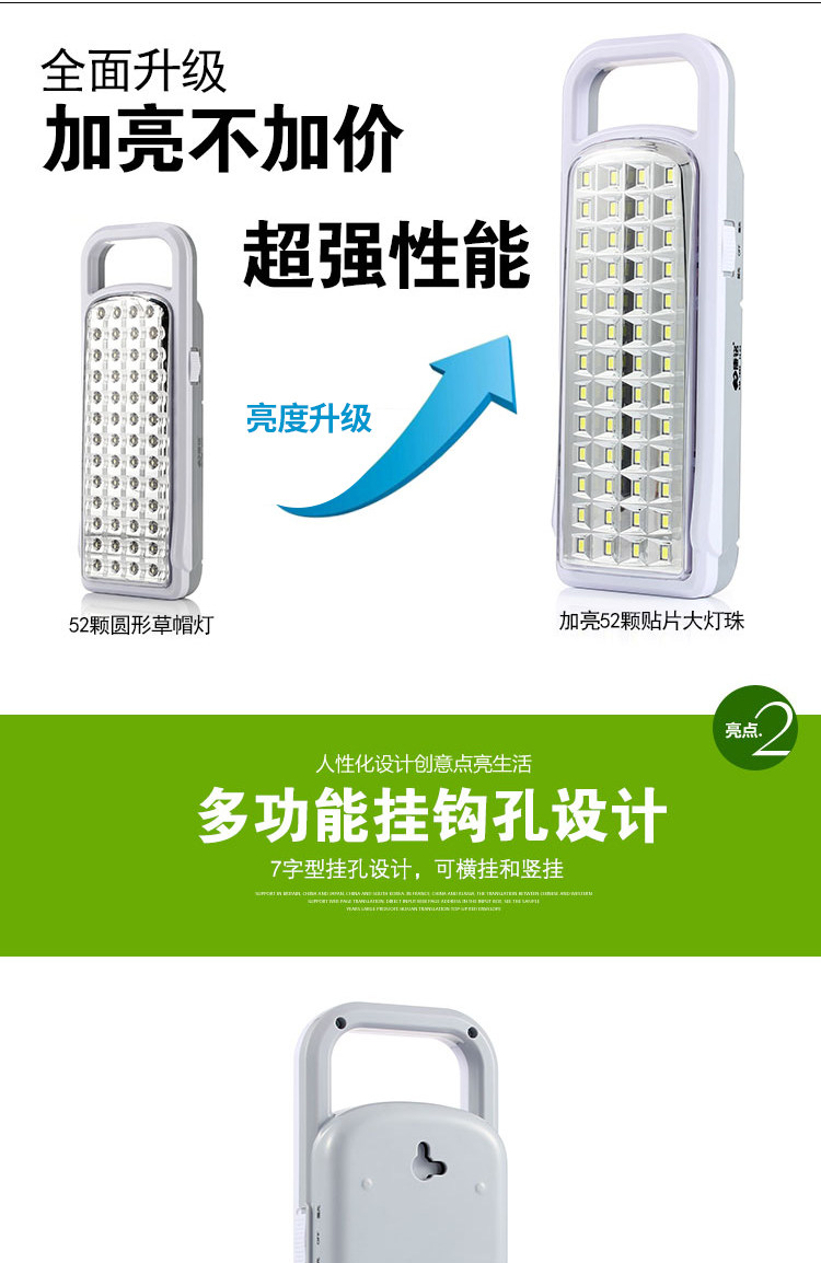 充电停电备用应急灯家用超亮照明户外夜市摆摊露营led灯泡马灯 充电停电备用应急灯家用超亮照明户外夜市摆摊露营led灯泡马灯