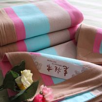 Exported to France combed cotton old rough cloth mat three-piece encrypted thickened sheets Air conditioning mat 1 5 meters 1 8 beds