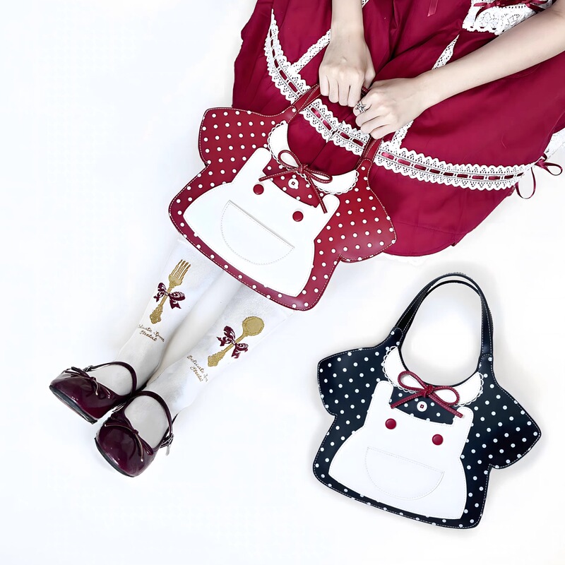 Moyiantfifi New Clothes Bag Original Design Small Clothes Bag Cute Polka Dot Bag