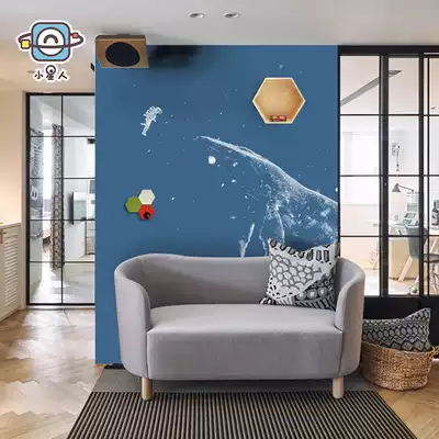 Xiaoxingren children's magnetic blackboard wall sticker Home teaching environmental protection self-adhesive magnetic graffiti wall film can be rewritable