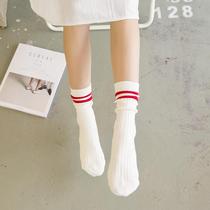 College style summer stockings children Korean thin Joker White personality non-slip simple ins sneakers casual can