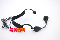 Black Three-pin four-pin Kannon head-mounted wireless microphone wearing microphone WH30TQG four-pin universal