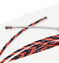 Steel wire with roller head wire coated electrical threading wire mesh wire threading device fiber optic cable groove lead