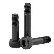 Sleeve M2 M3 M4 hexagon socket head bolt 12 9 half-tooth semi-threaded screw model screw stock