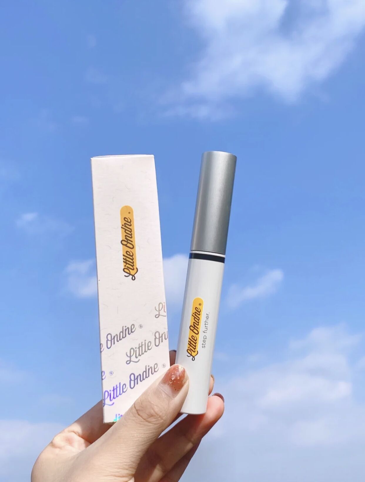 Small Autin mascara dense long curling growth lasting stereotyped waterproof and not dizzy natural girls