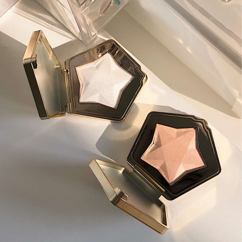 Perfect Diary pentagram Light Shadow of the Future Starlight Mountain Diamond high light and gill with champagne Champagne Golden Mashed Potatoes