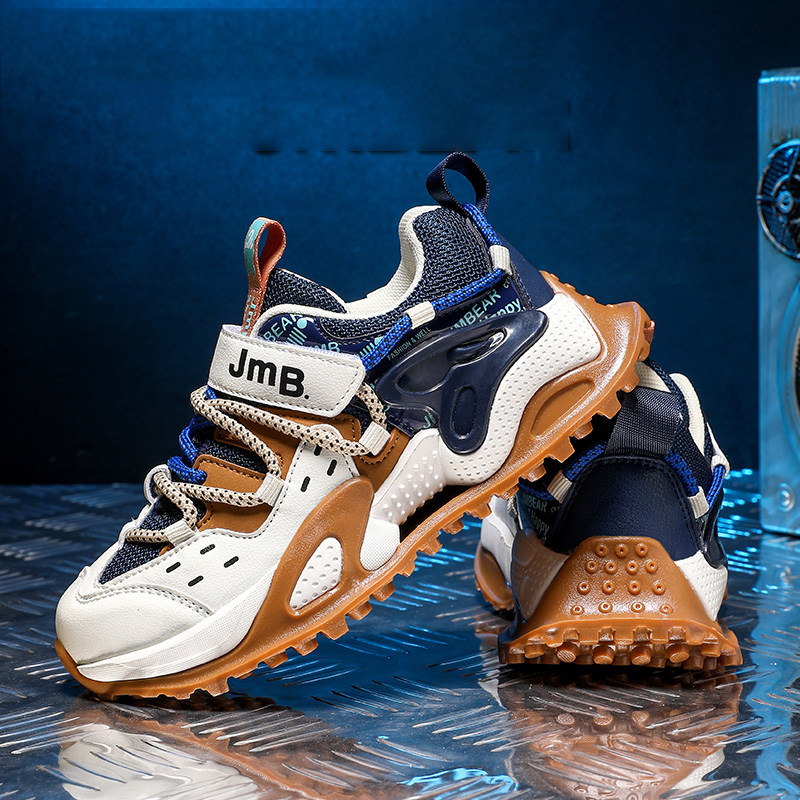 Nike Child Hearts Joint Boys Sneakers 2022 Autumn Winter New Breathable Mesh Girls Casual Running Old Daddy Shoes