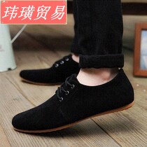 new shoes for men leather shoes autumn casual flat 44