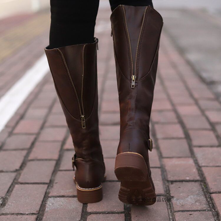 Women's Long Martin Boots in Large Sizes 35 to 43 - Taobao product photo 8