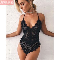 women sexy sex strap lace stitching Siamese Underwear