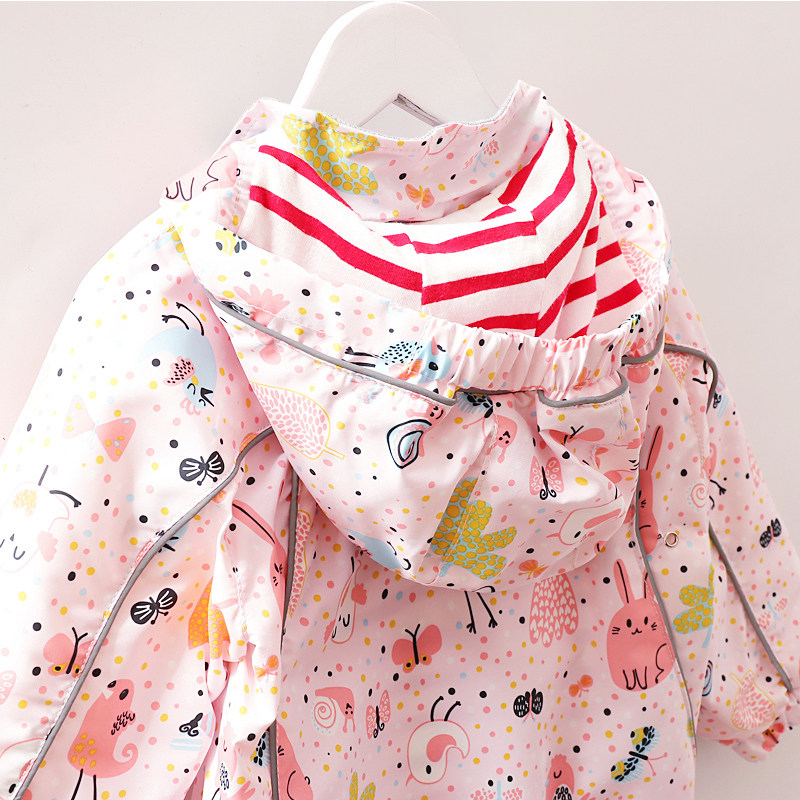 Jacket girls baby spring and autumn coat spring women's 2021 new western style children's girls' windbreaker little girl