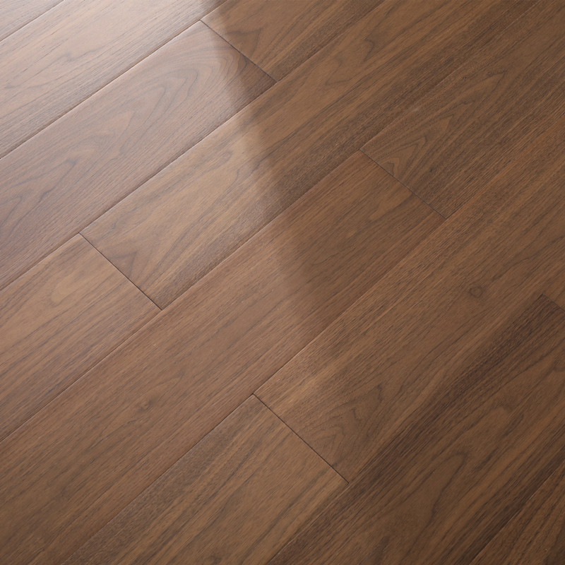 Three layers of solid wood composite flooring oak EO black walnut hot lock button 15mm household bedroom environmental protection manufacturer direct sales