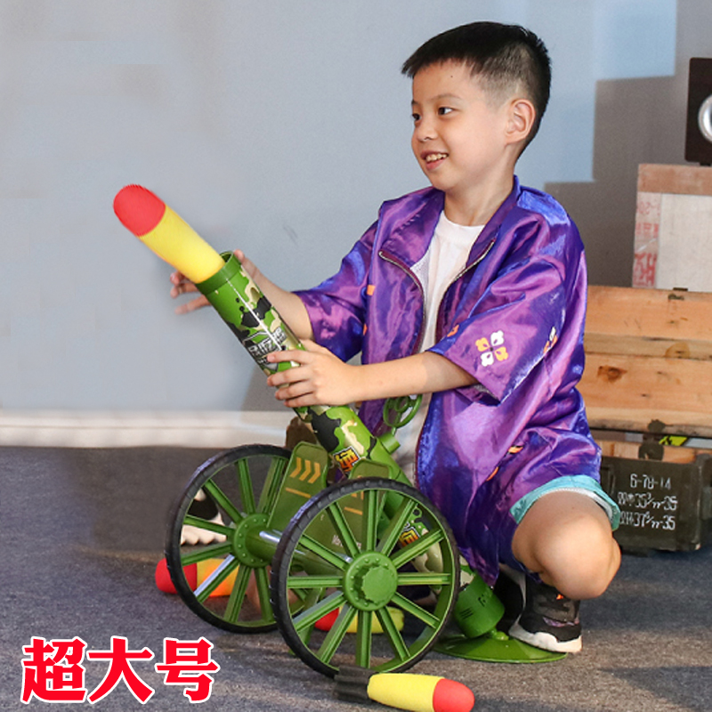 Italian Cannon Children Mortar Toy Cannon Tank Missile Launchers Catapult Rocket Howitzer Boys