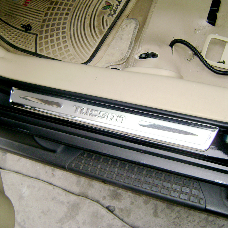 05-14 modern old Tucson welcome pedal decorative strip modified special threshold strip stainless steel body bright strip