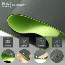 Yoga mat two-color 183 * 1cm thick 6mm high elasticity non-toxic harmless adult tpe natural rubber mat yoga mat