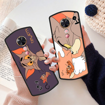 Meito T8 mobile phone case m8 matte v6 silicone T9 (regular version) full edge protection soft set V7 personality cute classic cartoon cat and mouse creative Tide brand men and women tremolo ins the same model