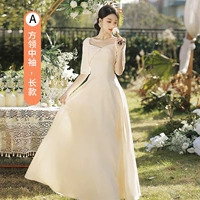 Цвет шампанского середина -sleeve long a model 237