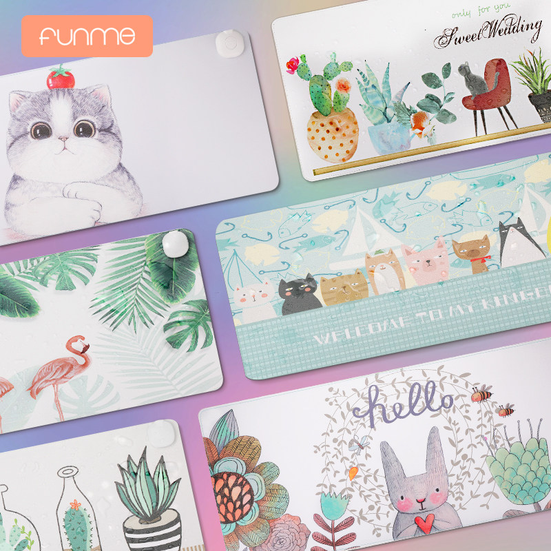 Oversized hot mouse pad creative desk warm desk mat desk desk warmer hand warm pad student office heating