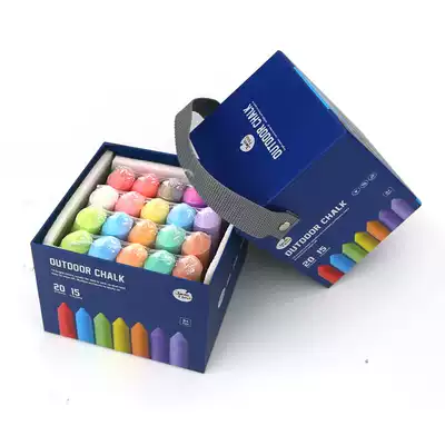 Meile chalk dust-free color children non-toxic and safe outdoor coarse chalk children's chalk kindergarten household black