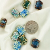 Керамический аксессуар, аксессуары, бусины, украшение-шарик, браслет ручной работы