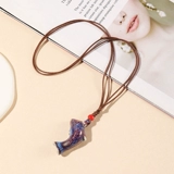 Аксессуар, свисток, ожерелье, плетеная регулируемая милая подвеска ручной работы для школьников, подарок на день рождения, новая коллекция, простой и элегантный дизайн