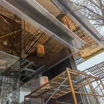 Stainless steel curtain wall ceiling decoration project color sandblasting black titanium mirror fireproof grade stainless steel honeycomb board