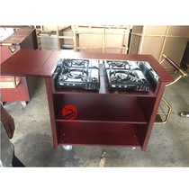 Boob embedded dining car hotel multifunctional breakfast car mobile dining car trolley trolley snack cart four-head dining car