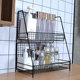 Cosmetic rack desktop storage box skin care products dormitory toilet bathroom wash table toilet wrought iron multi-layer