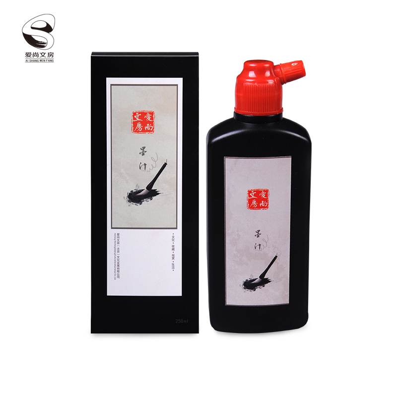 Love Shang Wen Room Ink Calligraphy Room Four Treasures Pen Ink ink paper Calligraphy Painting Special Ink 250ml