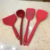 (Super durable)export shovel non-stick pot protection special silicone shovel high temperature frying shovel set household frying spoon