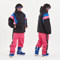  (GT ski equipment)1819DIMITO Korean ski pants veneer waterproof mens and womens thin legs and closed legs stormtrooper pants