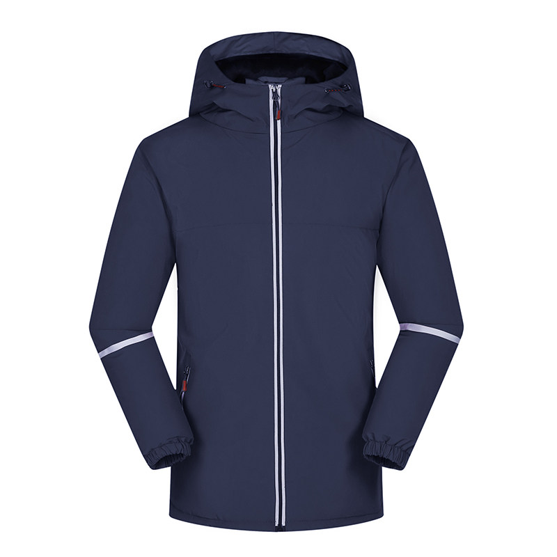 Winter work clothes Long-sleeved jacket Men's autumn and winter workshop workers work clothes custom logo tops plus velvet work clothes printed words