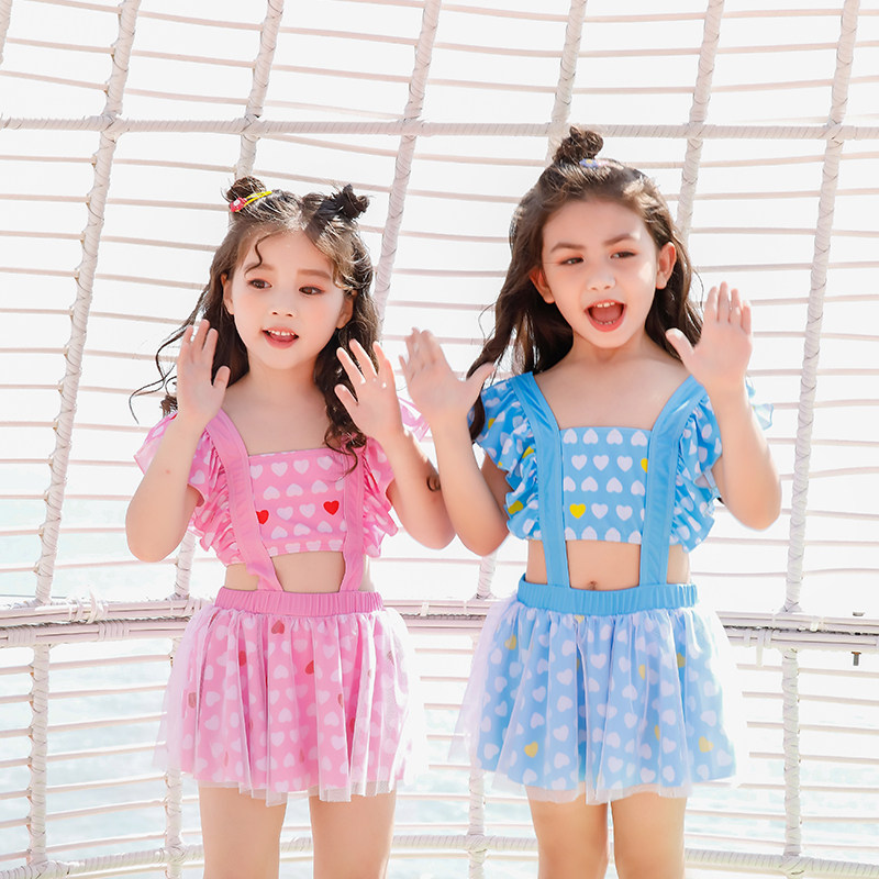 New children's swimsuit girl girl princess cute baby girl skirt style foreign style swimsuit beach hot spring swimsuit