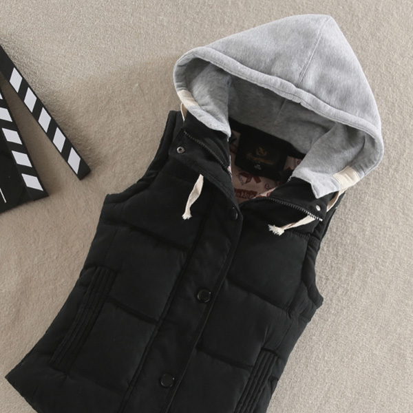 Áo vest cotton ngắn phiên bản Hàn Quốc của quý cô hoang dã 2018 mới xuân hè thu đông vest nữ vest vest - Áo vest bộ vest nữ đẹp